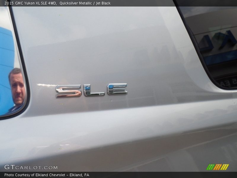 Quicksilver Metallic / Jet Black 2015 GMC Yukon XL SLE 4WD