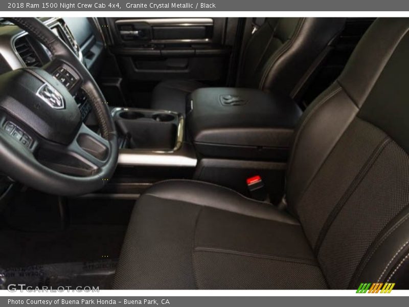Granite Crystal Metallic / Black 2018 Ram 1500 Night Crew Cab 4x4