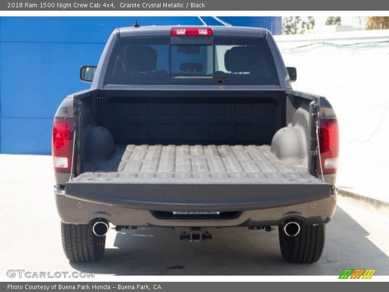 Granite Crystal Metallic / Black 2018 Ram 1500 Night Crew Cab 4x4