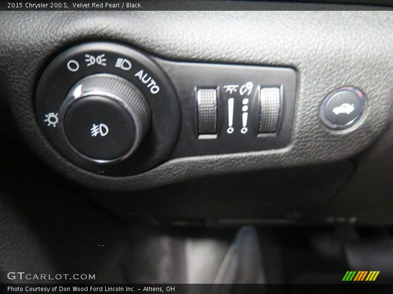 Velvet Red Pearl / Black 2015 Chrysler 200 S