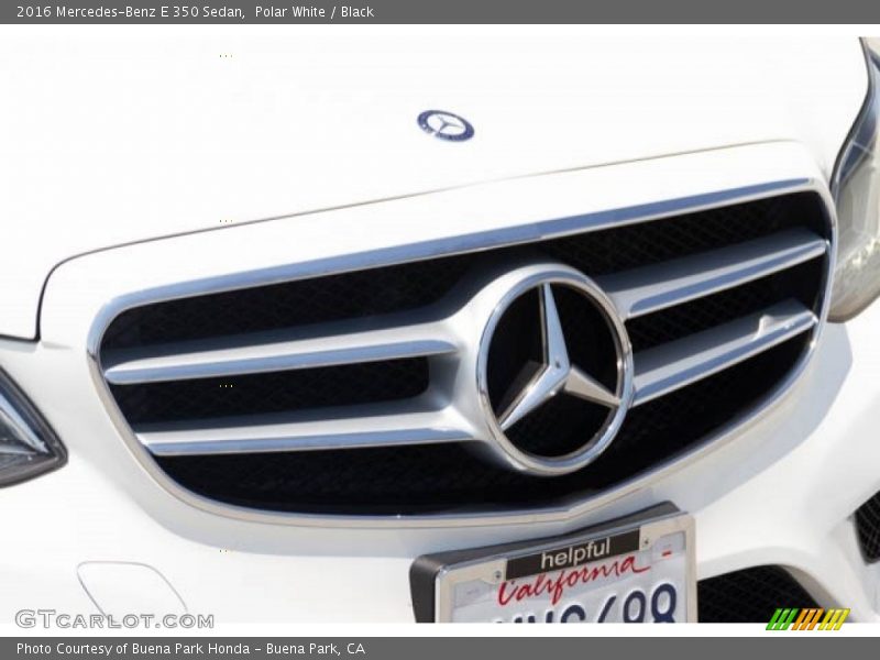 Polar White / Black 2016 Mercedes-Benz E 350 Sedan