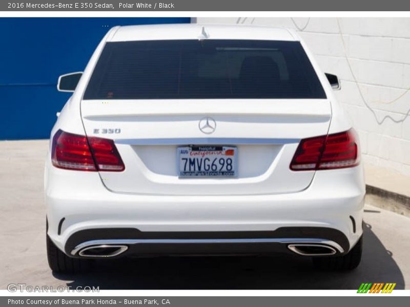 Polar White / Black 2016 Mercedes-Benz E 350 Sedan