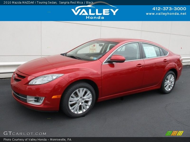 Sangria Red Mica / Black 2010 Mazda MAZDA6 i Touring Sedan