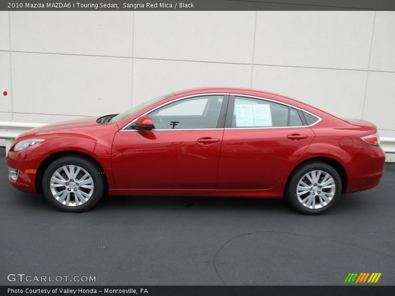 Sangria Red Mica / Black 2010 Mazda MAZDA6 i Touring Sedan