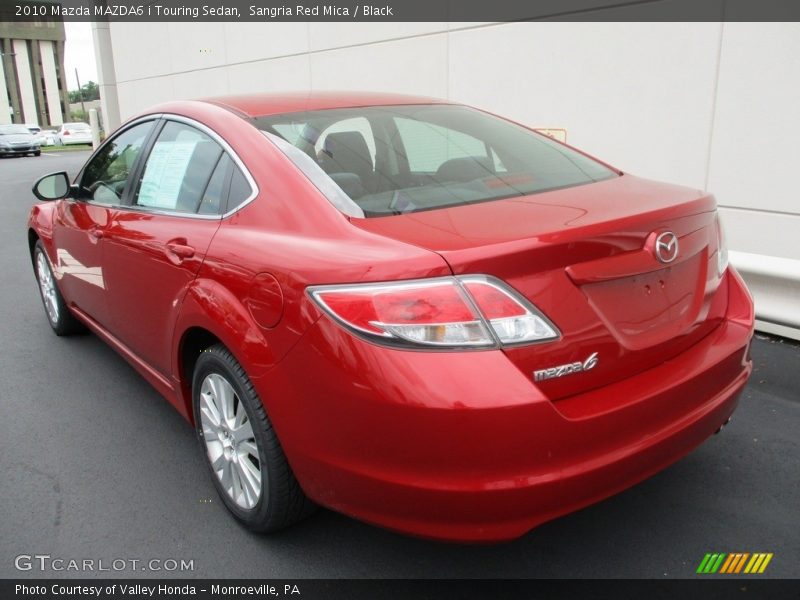 Sangria Red Mica / Black 2010 Mazda MAZDA6 i Touring Sedan