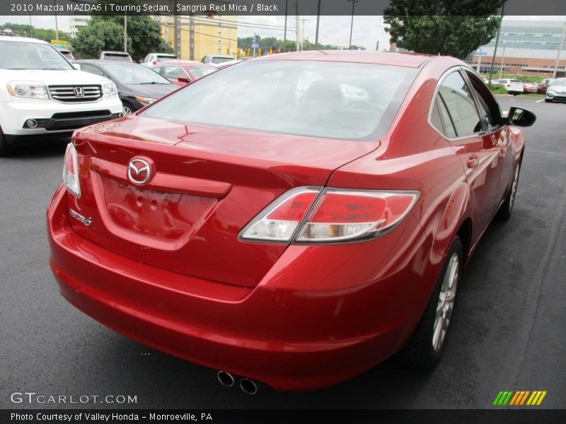 Sangria Red Mica / Black 2010 Mazda MAZDA6 i Touring Sedan