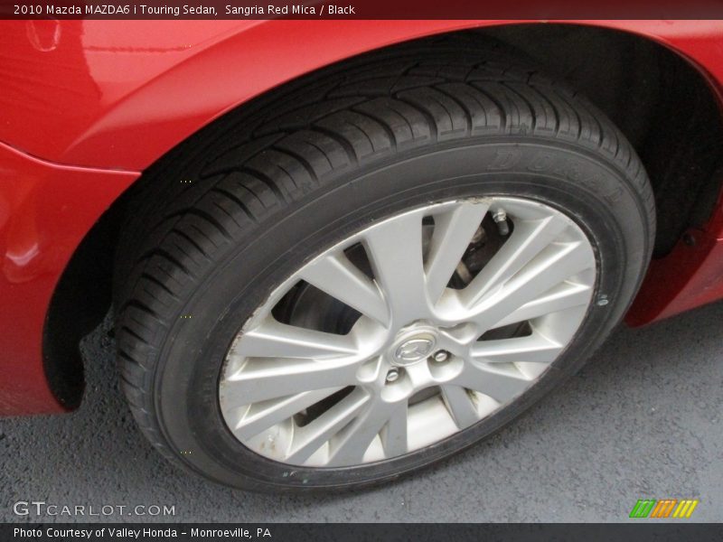 Sangria Red Mica / Black 2010 Mazda MAZDA6 i Touring Sedan