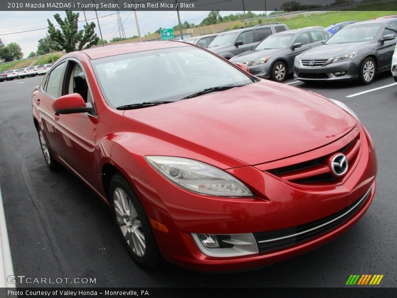 Sangria Red Mica / Black 2010 Mazda MAZDA6 i Touring Sedan