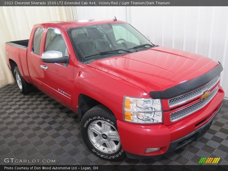 Victory Red / Light Titanium/Dark Titanium 2013 Chevrolet Silverado 1500 LTZ Extended Cab 4x4