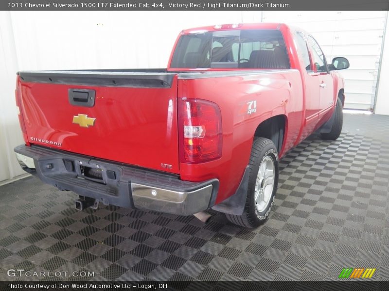 Victory Red / Light Titanium/Dark Titanium 2013 Chevrolet Silverado 1500 LTZ Extended Cab 4x4