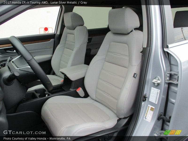 Lunar Silver Metallic / Gray 2017 Honda CR-V Touring AWD