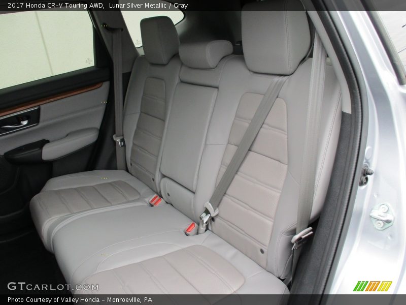 Lunar Silver Metallic / Gray 2017 Honda CR-V Touring AWD