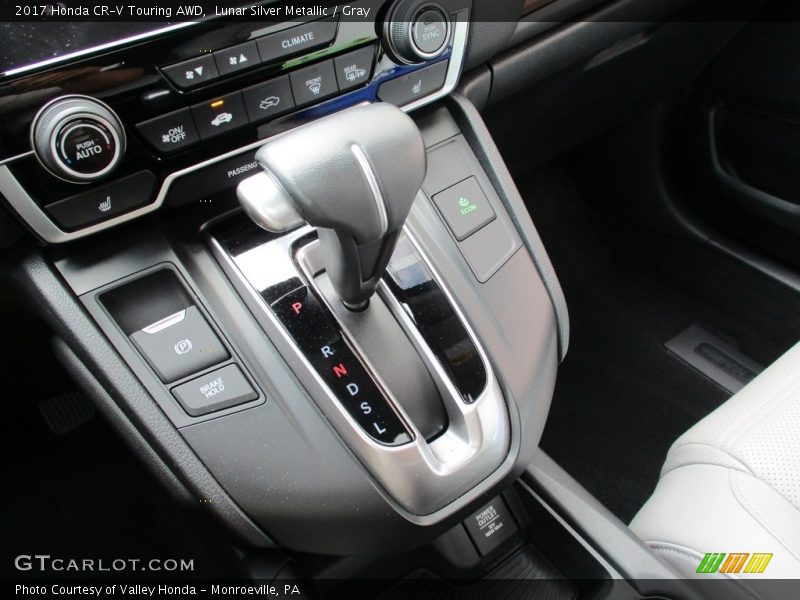 Lunar Silver Metallic / Gray 2017 Honda CR-V Touring AWD