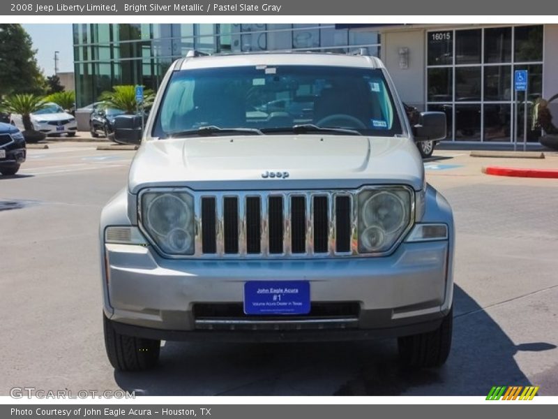 Bright Silver Metallic / Pastel Slate Gray 2008 Jeep Liberty Limited