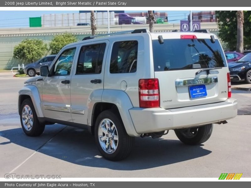 Bright Silver Metallic / Pastel Slate Gray 2008 Jeep Liberty Limited