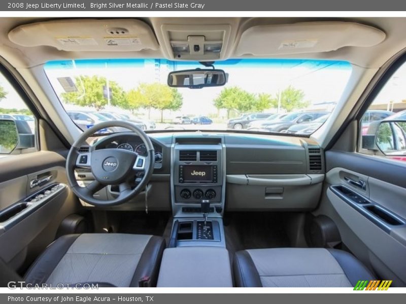 Bright Silver Metallic / Pastel Slate Gray 2008 Jeep Liberty Limited