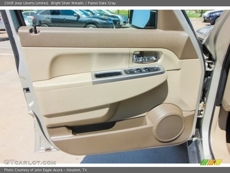 Bright Silver Metallic / Pastel Slate Gray 2008 Jeep Liberty Limited