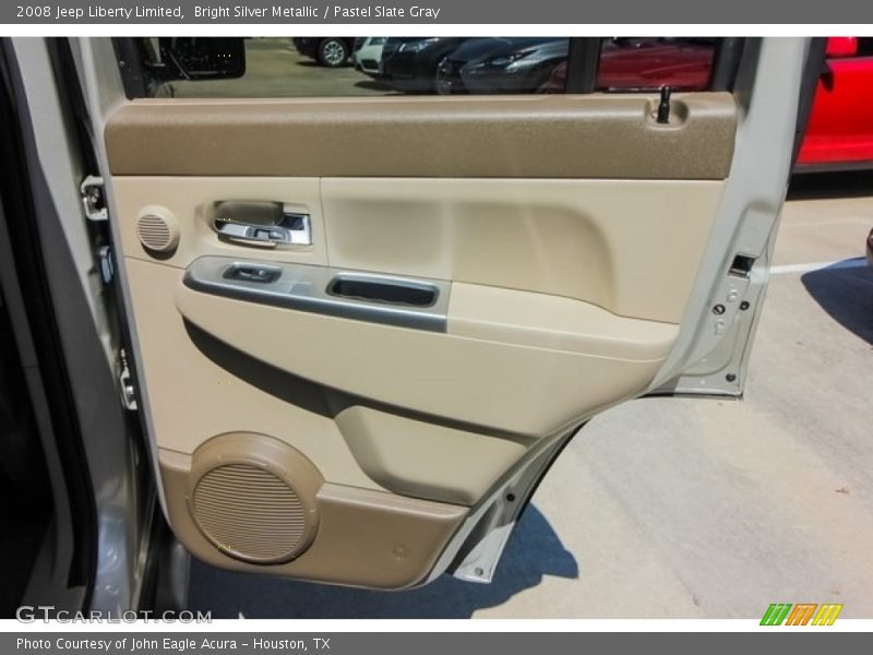 Bright Silver Metallic / Pastel Slate Gray 2008 Jeep Liberty Limited