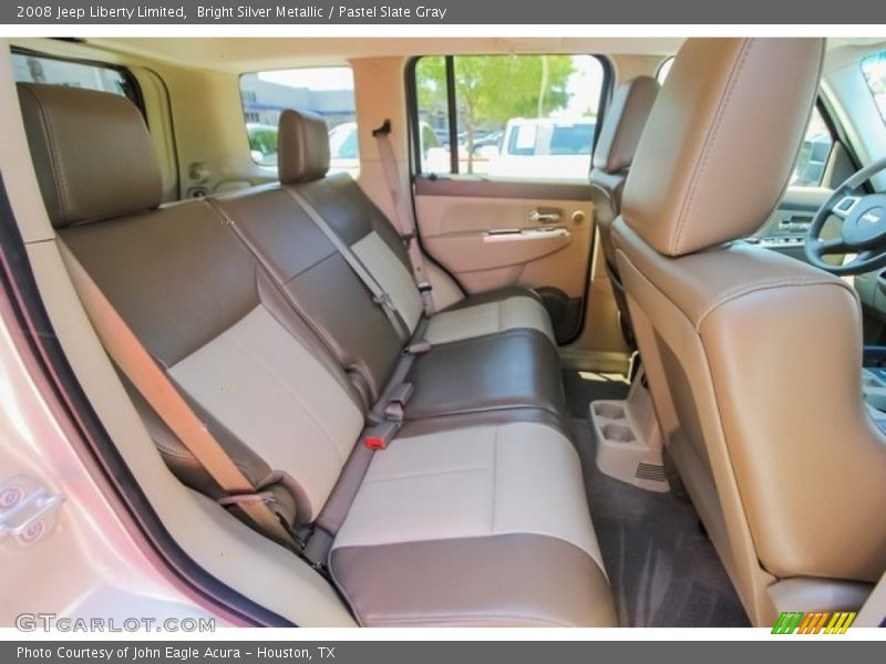 Bright Silver Metallic / Pastel Slate Gray 2008 Jeep Liberty Limited