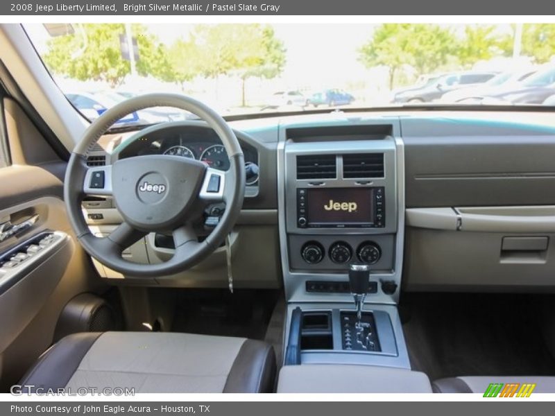Bright Silver Metallic / Pastel Slate Gray 2008 Jeep Liberty Limited