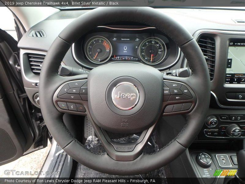 Billet Silver Metallic / Black 2019 Jeep Cherokee Trailhawk 4x4