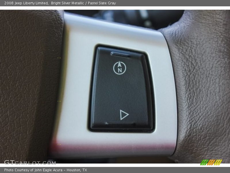 Bright Silver Metallic / Pastel Slate Gray 2008 Jeep Liberty Limited
