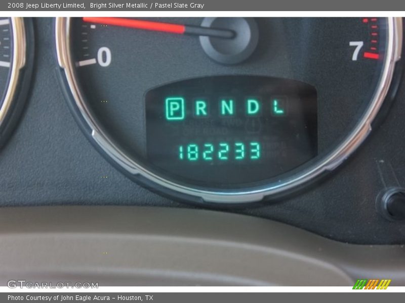 Bright Silver Metallic / Pastel Slate Gray 2008 Jeep Liberty Limited