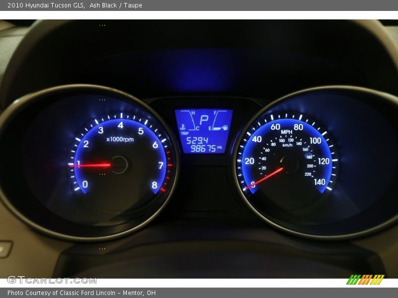 Ash Black / Taupe 2010 Hyundai Tucson GLS