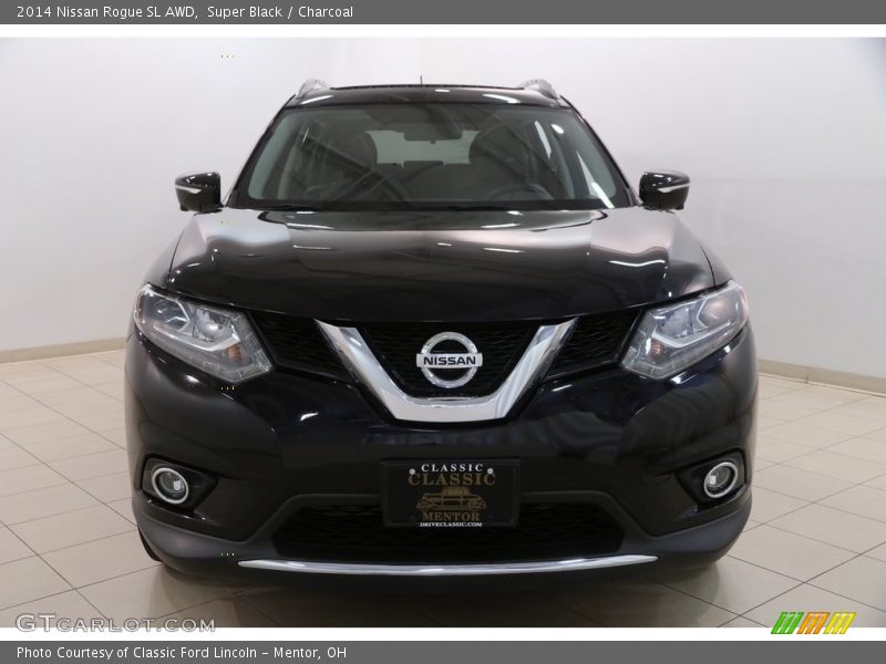 Super Black / Charcoal 2014 Nissan Rogue SL AWD