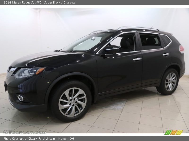 Super Black / Charcoal 2014 Nissan Rogue SL AWD