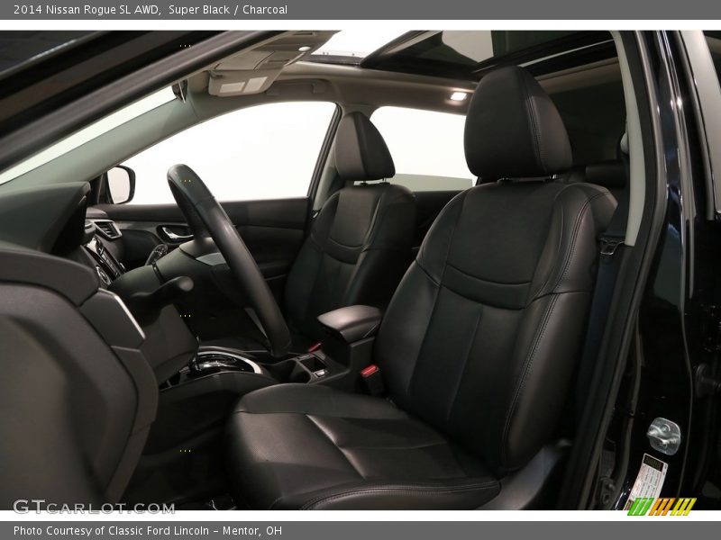 Super Black / Charcoal 2014 Nissan Rogue SL AWD