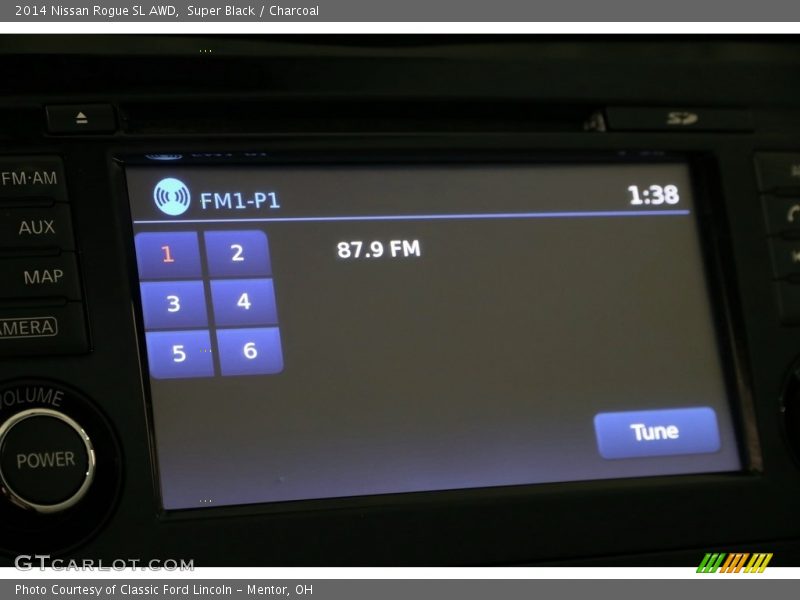 Super Black / Charcoal 2014 Nissan Rogue SL AWD