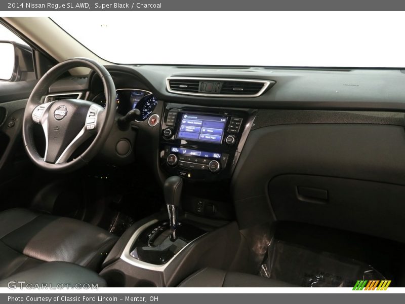 Super Black / Charcoal 2014 Nissan Rogue SL AWD
