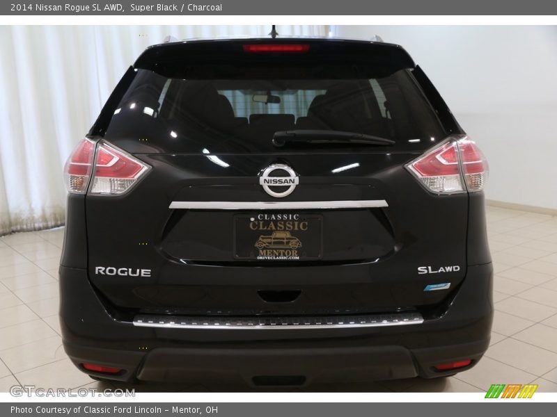 Super Black / Charcoal 2014 Nissan Rogue SL AWD
