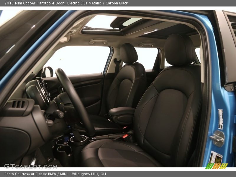 Electric Blue Metallic / Carbon Black 2015 Mini Cooper Hardtop 4 Door