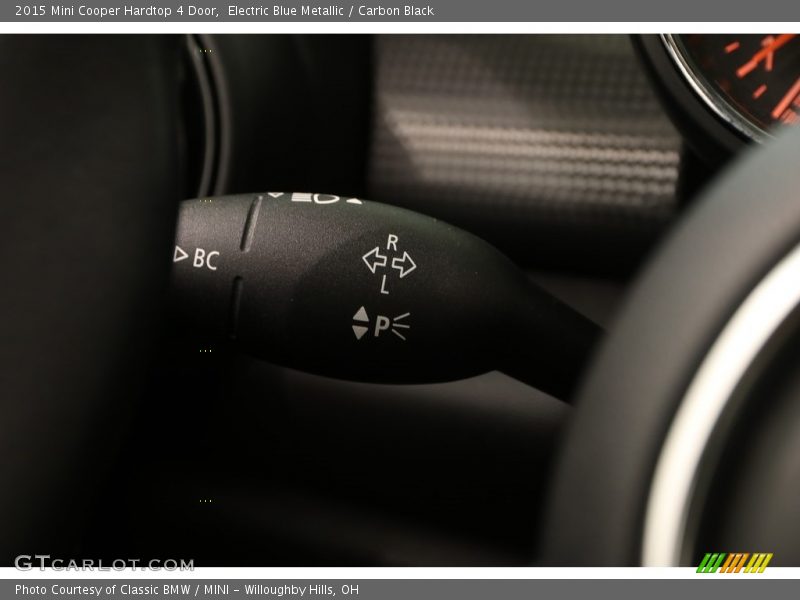 Electric Blue Metallic / Carbon Black 2015 Mini Cooper Hardtop 4 Door