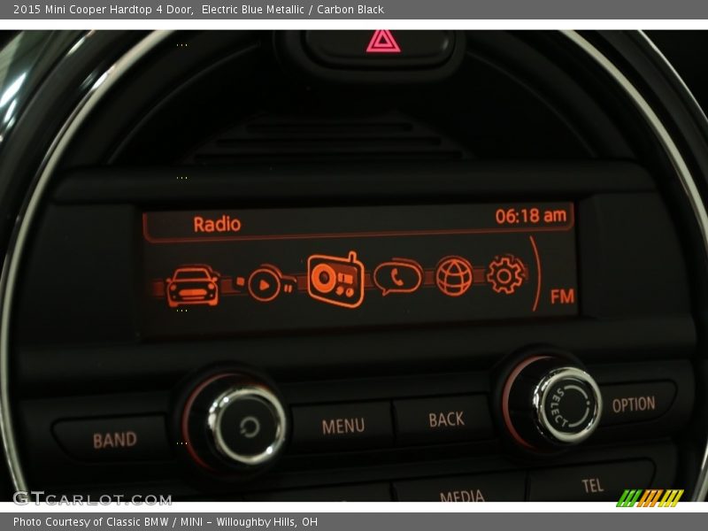 Electric Blue Metallic / Carbon Black 2015 Mini Cooper Hardtop 4 Door