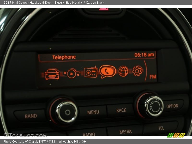 Electric Blue Metallic / Carbon Black 2015 Mini Cooper Hardtop 4 Door