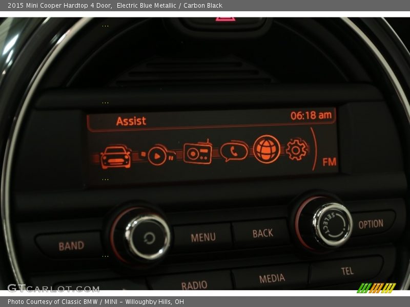 Electric Blue Metallic / Carbon Black 2015 Mini Cooper Hardtop 4 Door