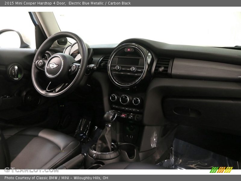 Electric Blue Metallic / Carbon Black 2015 Mini Cooper Hardtop 4 Door