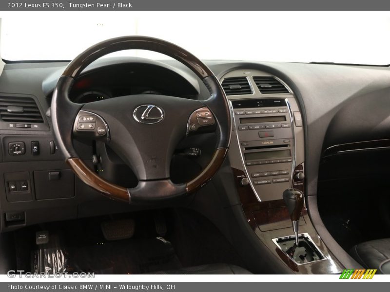 Tungsten Pearl / Black 2012 Lexus ES 350
