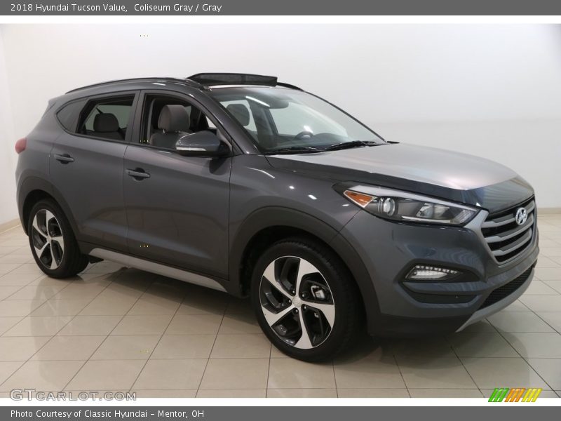 Coliseum Gray / Gray 2018 Hyundai Tucson Value
