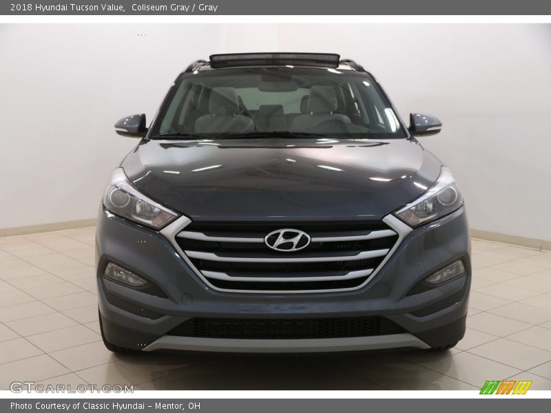 Coliseum Gray / Gray 2018 Hyundai Tucson Value