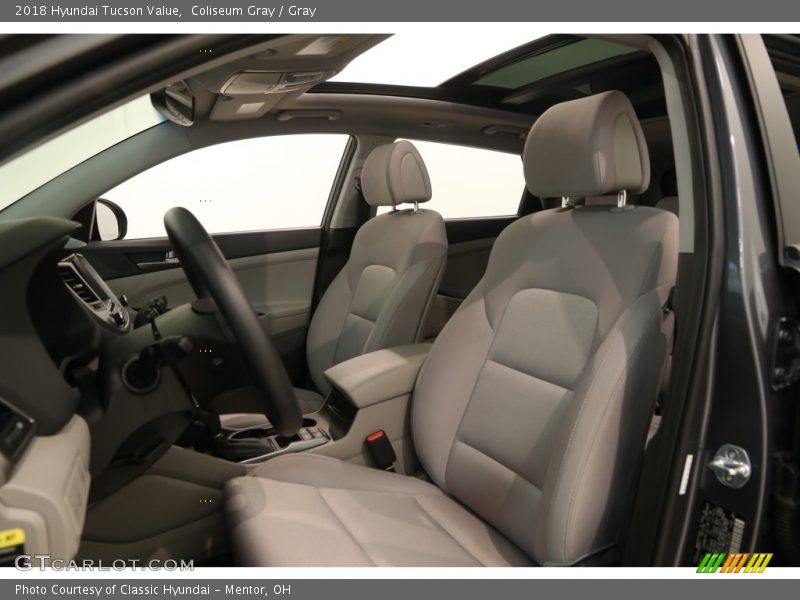 Coliseum Gray / Gray 2018 Hyundai Tucson Value