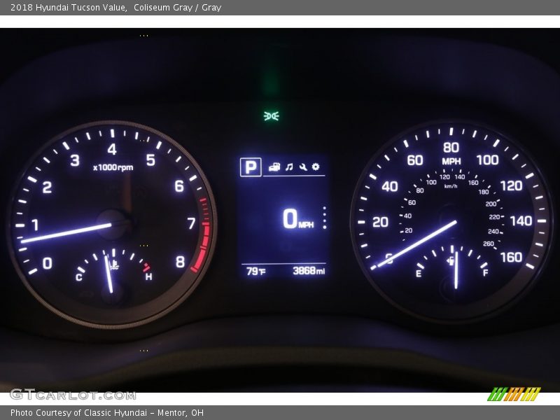 Coliseum Gray / Gray 2018 Hyundai Tucson Value