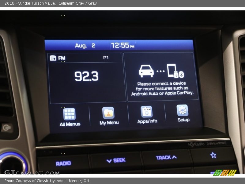 Coliseum Gray / Gray 2018 Hyundai Tucson Value