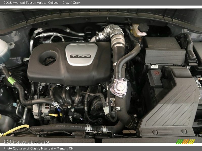 Coliseum Gray / Gray 2018 Hyundai Tucson Value