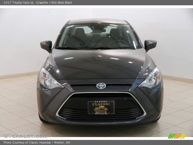 Graphite / Mid-Blue Black 2017 Toyota Yaris iA