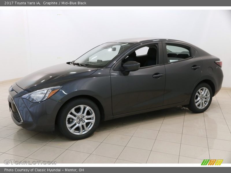 Graphite / Mid-Blue Black 2017 Toyota Yaris iA