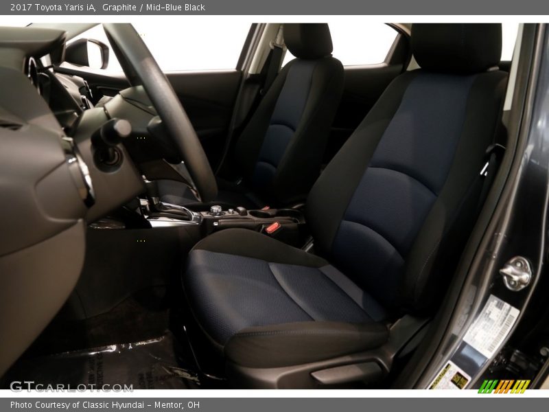 Graphite / Mid-Blue Black 2017 Toyota Yaris iA